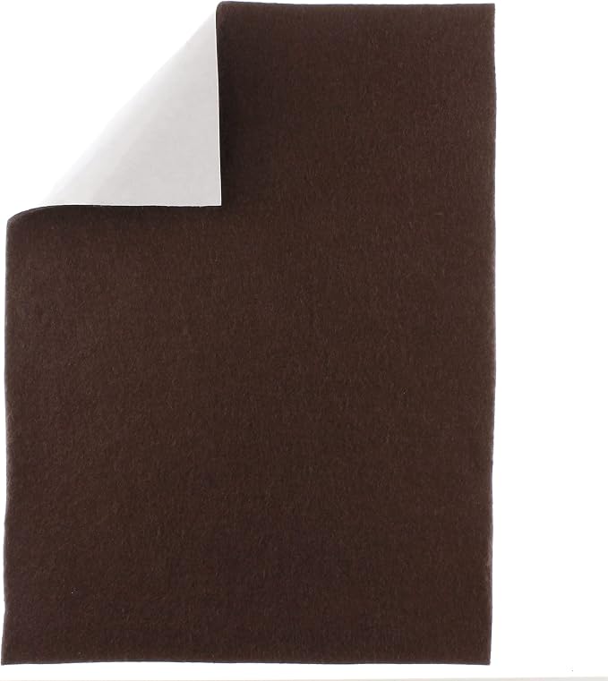 HairBow Center LLC HBC Merino Wool Blend Felt Crafting Sheets Adhesive Backed by HairBowCenter