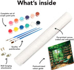 Clendo Paint by Number for Adults Beginners, Study Room Adults Paint by Numbers - Image 7
