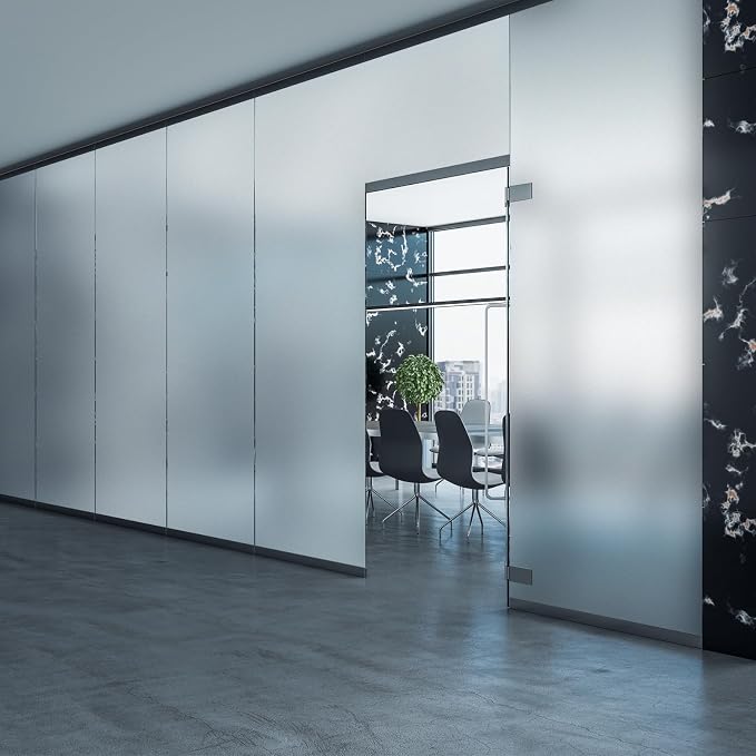 HIDBEA Frosted Window Privacy Film Heat Control UV Blocking, Static Cling - Image 8