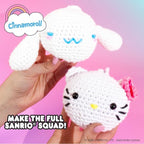 Hello Kitty® and Friends Crochet Kit – Cinnamoroll™ Bag Charm, Sanrio Crochet - Image 7