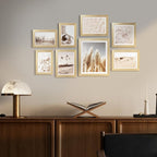 ArtbyHannah Gallery Wall Frame Set, 8 Pack Picture Frames Collage Wall Art Decor - Image 5