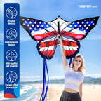 SGftre American Flag Butterfly Kite - Image 5