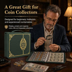 Coin Collection Book Holder for Collectors, 200 Pockets Collecting Album& 30 - Image 8