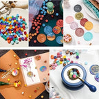 300 Pcs Wax Seal Beads, Sealing Wax Beads, Refilling Octagon Wax Sealing Beads - Image 4
