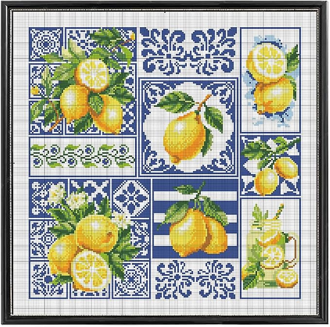 FREEBLOSS 11CT Cross Stitch Kit Stamped Cross Stitch Craft Kit by FreeandCreativeCraftsArt