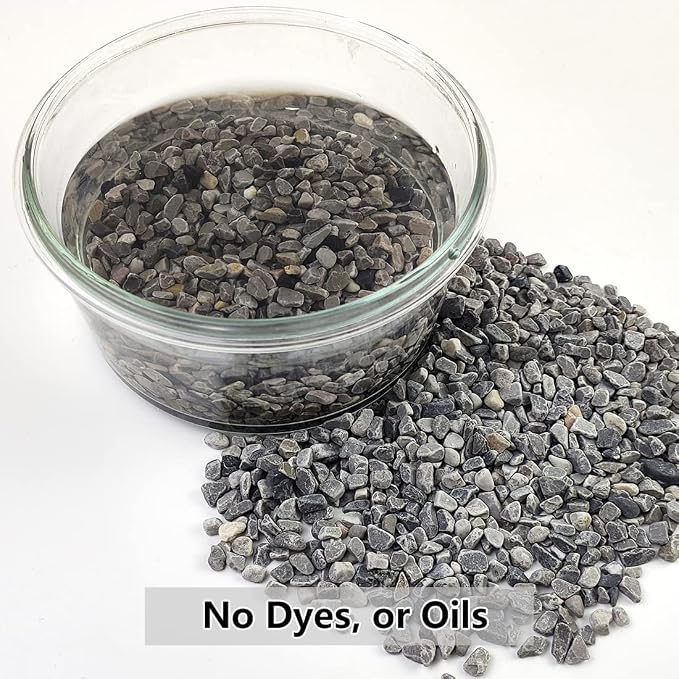 YISZM 10LB Succulent and Cactus Gravel, 1/5 Inch Natural Decorative Polished - Image 3