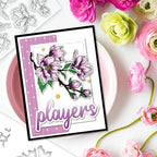 Flowers Clear Stamps and Dies for Card Making Layering Coloring Stencil Set - Image 7