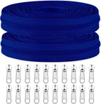 The Yards Bulk Navy Blue Nylon Coil Zipper, 10 Yards, Replacement Zippers by Zipper