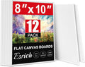 ESRICH 8x10 Canvas for Painting, 12 Pack Canvas Boards for Painting Primed Acid by ESRICH