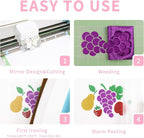 Glitter HTV Heat Transfer Vinyl, Sparkle HTV Compatible - Image 4