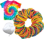 Rubber bands for tie dye projects craft project Design Assorted 200g - Image 5