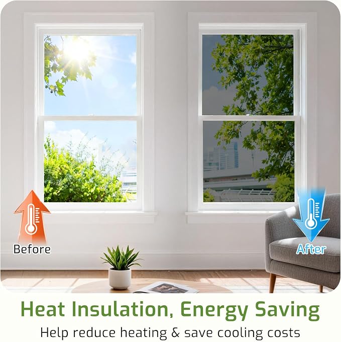 LUTE One Way Window Privacy Film, Window Tint, 23.6" x 78.7" | Sun Blocking UV - Image 4