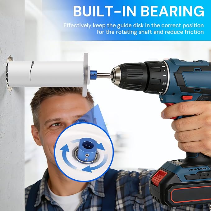 PVC Pipe Internal Cutter Set – 360° Rotating Cutter, adjustable depth gauge - Image 6