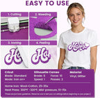 Purple Glitter HTV Heat Transfer Vinyl - Image 2