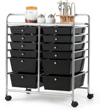 BECOMFORT 12-Drawer Rolling Cart by BECOMFORT