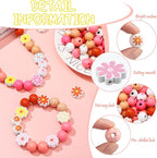 Tradder 200 Pcs Daisy Wooden Beads - Image 5