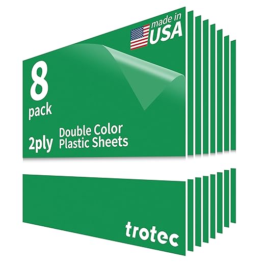 Trotec TroLase | 12"x12"x1/16", Guillotine | Made in USA by TrotecEngravingSupplies