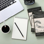 Jexine 60 Pcs 5.5'' x 8.5'' Top Spiral Bound Sketch Book 30 Sheet Each - Image 6