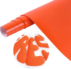 Tintnut Reddish Orange Heat Transfer Vinyl Roll, easy cut & weed, stretch by Tintnut