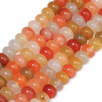 Songxi 5x8mm Natural Golden Silk Jade Beads, Gemstone - Image 3