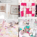 Colored Craft Felt Fabric Patchwork Cotton Sheets 50 Pieces 20 x 20cm - Image 3