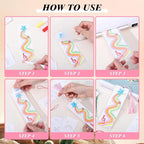 451Pcs DIY Bookmark Making Kit, 12 Mil Bookmark Laminating Pouches - Image 3