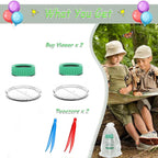 Bug Viewer for Kids 5X Magnifying Insect Observation Kit Built-in 7cm Ruler - Image 6