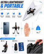 Rc Paper Airplane Motor Kit DIY Model Airplanes Launcher Construction Set - Image 5
