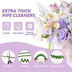 Cwczhi 600 PCS Pipe Cleaner Flower Kit, 12 Colors Pipe Cleaners Craft | - Image 3