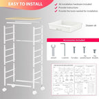 Goovilla Rolling Cart with Drawers, Utility Cart Organizer With 8 Removable - Image 6
