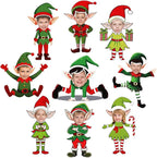 Gersoniel 72 Pcs Kid Christmas Elf Decor Xmas Cartoon Bulletin Board Cutout | by Gersoniel