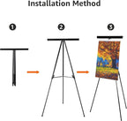 Amazon Basics High Boardroom Height Adjustable Flipchart Whiteboard and Display - Image 5