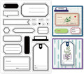 GLOBLELAND Label Clear Stamps Bookmark Silicone Clear Stamp Notes Transparent by GLOBLELAND