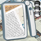 Magnifying Glass for Reading, Rechargeable 5X Large Page Magnifier by AKKYCVS