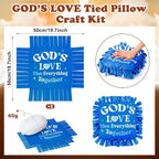Chunful 8 Sets Religious God's Love Tied Pillow Craft Kit 2026 VBS Crafts DIY - Image 2