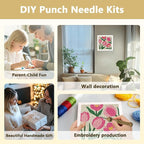 Doodlream Tulips DIY Punch Needle Embroidery Kit - Image 4