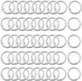 Round Carabiner Clip Bulk 48pcs 1 Inch Colorful Circle Carabiner Key Ring Clips by Cmidy