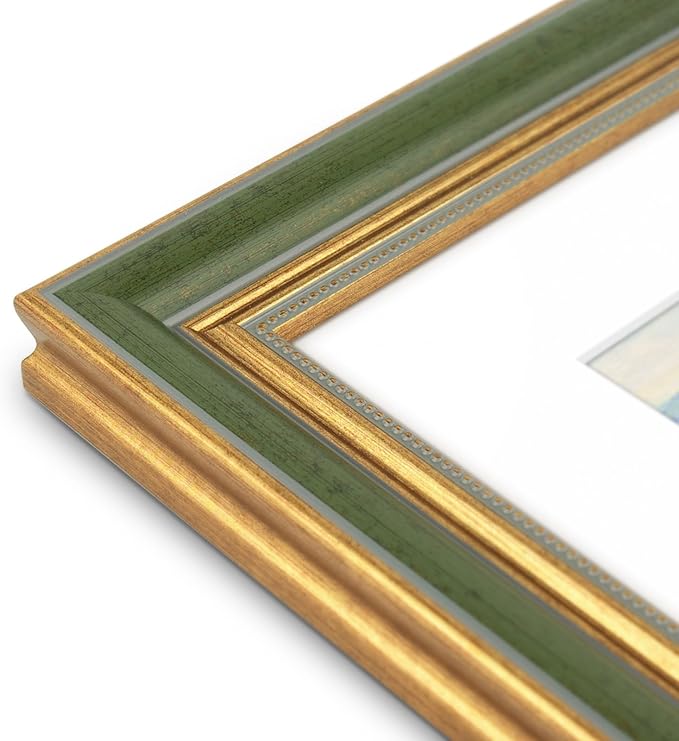 Golden State Art, 11x14 Ornate Picture Frame Holds 8x10 Photo, build-in hangers - Image 2