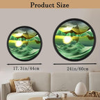 PROEATS Moving Sand Art, Wall Art Deep Sea Sandscape Room Decoration, - Image 3