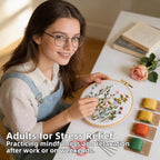 Herdiese Embroidery Kit for Beginners Adults, Cross Stitch Kits - Image 6