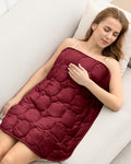 Cottonblue Weighted Lap Blanket Pad 7 lbs 29" x 24", Cozy Luxury Crystal Velvet by Cottonblue