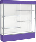 Waddell Spirit Lighted Floor Display Case, Satin Finish by WADDELL