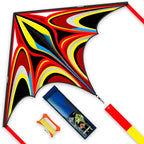 Kite, Large Delta Kites for Kids and Adults, Durable Multifunctional Beach Kite by SGftre