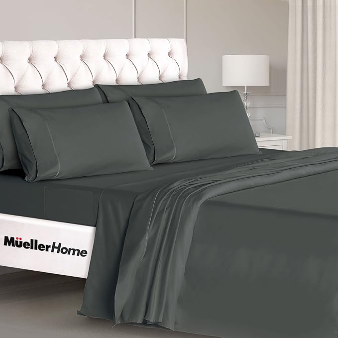 Mueller UltraTemp 6 PC Queen Sheet Set by Mueller