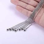 30 Pack 20 Inch Necklace Chain Stainless Steel Link Cable Chain Necklace - Image 5
