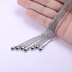30 Pack 18 Inch Necklace Chain Stainless Steel Link Cable Chain Necklace - Image 5