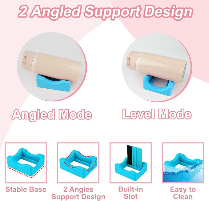 Silicone Cup Cradle for Tumblers, Tumbler Holder for Crafts - Image 3