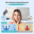 DUMOS Cervical Pillow for Neck and Shoulder, Contour Memory Foam Pillow - Image 3