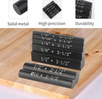 EANOSIC Setup Blocks Height Gauge Set, Bars Include Laser Engraved Size Markings - Image 4