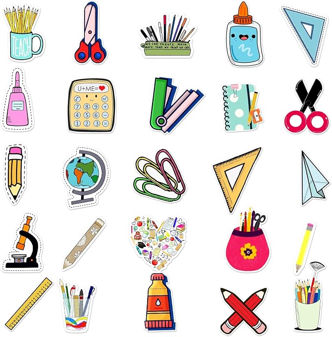Back to School Stationery Set Sticker - Image 4